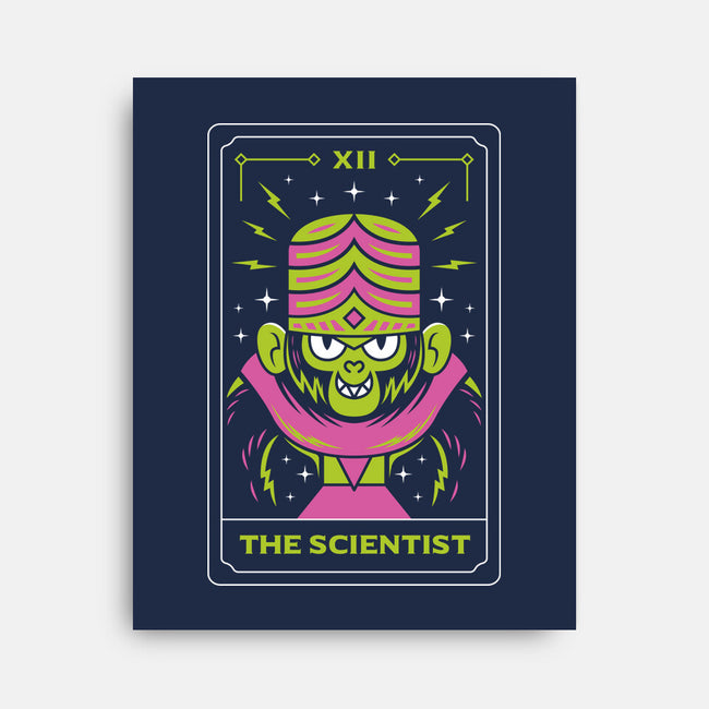 Scientist Monkey Tarot-None-Stretched-Canvas-Logozaste