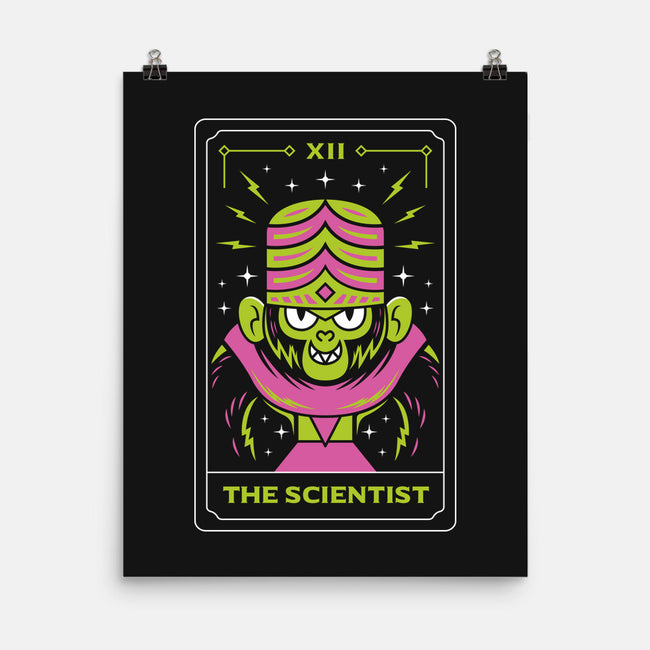 Scientist Monkey Tarot-None-Matte-Poster-Logozaste