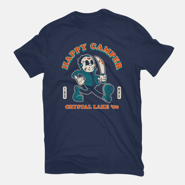 Crystal Lake Happy Camper-Mens-Premium-Tee-Nemons