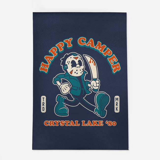 Crystal Lake Happy Camper-None-Outdoor-Rug-Nemons
