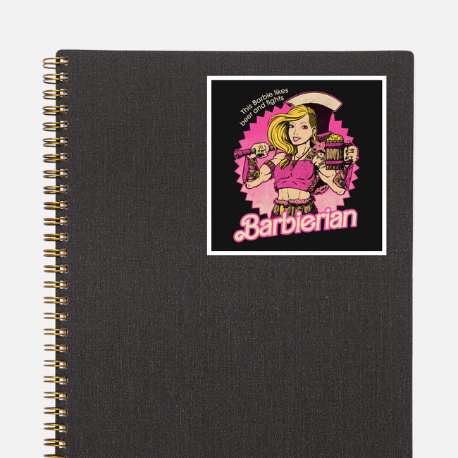 Barbarian Doll-None-Glossy-Sticker-Studio Mootant