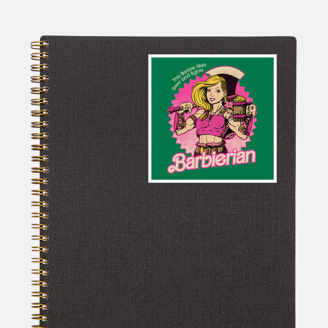 Barbarian Doll-None-Glossy-Sticker-Studio Mootant