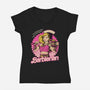 Barbarian Doll-Womens-V-Neck-Tee-Studio Mootant