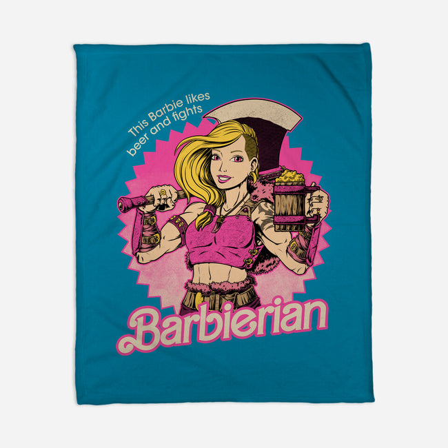 Barbarian Doll-None-Fleece-Blanket-Studio Mootant