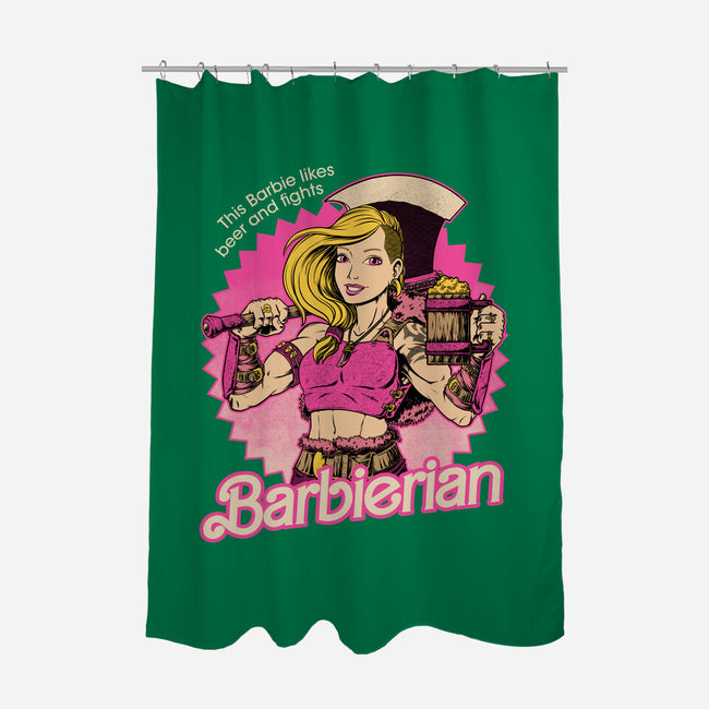 Barbarian Doll-None-Polyester-Shower Curtain-Studio Mootant