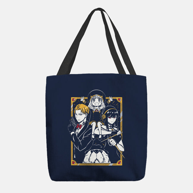 Family Of Spies-None-Basic Tote-Bag-Panchi Art