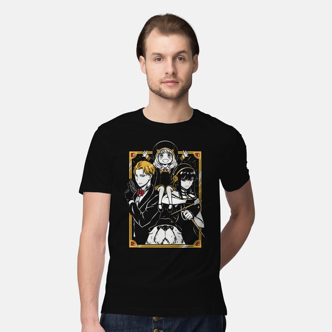 Family Of Spies-Mens-Premium-Tee-Panchi Art
