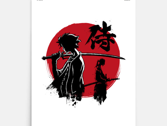 Mugen And Jin Sumi-e