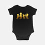 Yellow Birdy Road-baby basic onesie-PrimePremne