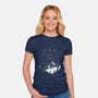 Evil Galaxy-Womens-Fitted-Tee-dalethesk8er
