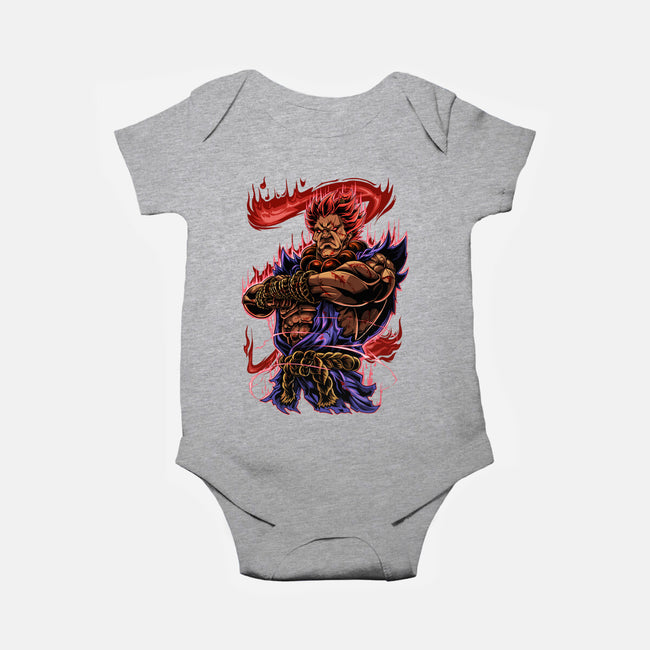 Fighting Demon-Baby-Basic-Onesie-Conjura Geek