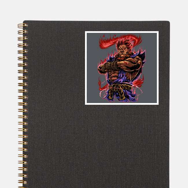 Fighting Demon-None-Glossy-Sticker-Conjura Geek