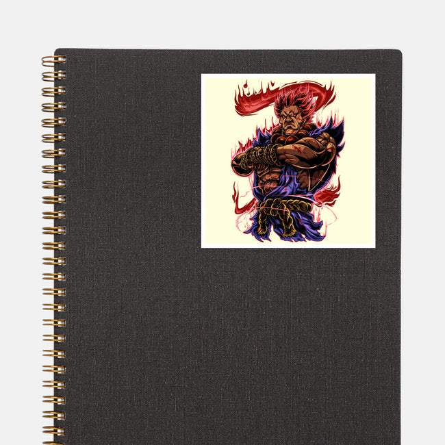 Fighting Demon-None-Glossy-Sticker-Conjura Geek