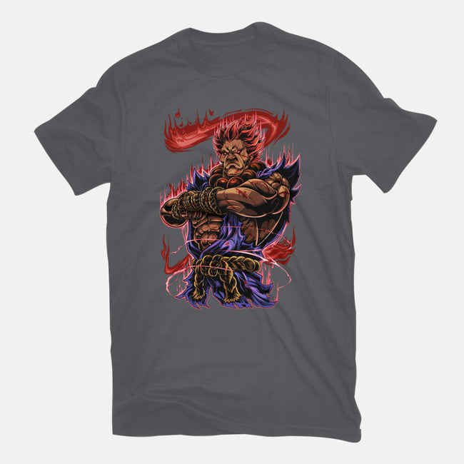 Fighting Demon-Unisex-Basic-Tee-Conjura Geek