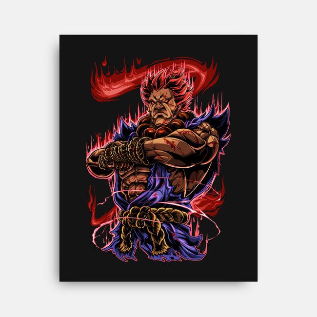 Fighting Demon-None-Stretched-Canvas-Conjura Geek