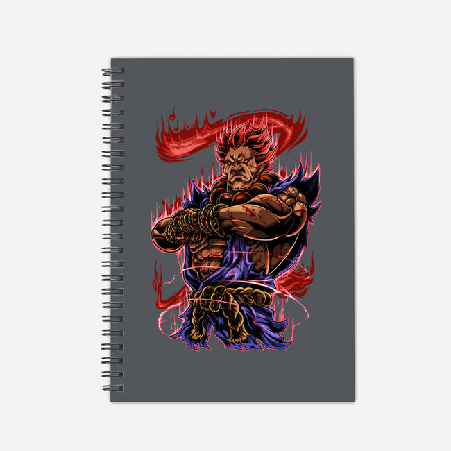 Fighting Demon-None-Dot Grid-Notebook-Conjura Geek