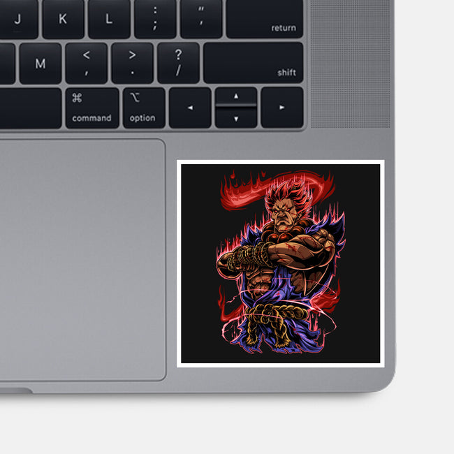 Fighting Demon-None-Glossy-Sticker-Conjura Geek
