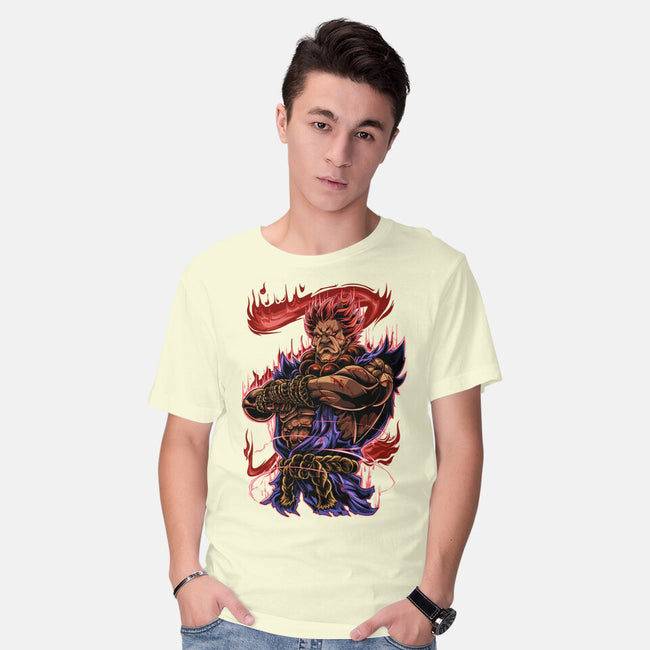 Fighting Demon-Mens-Basic-Tee-Conjura Geek