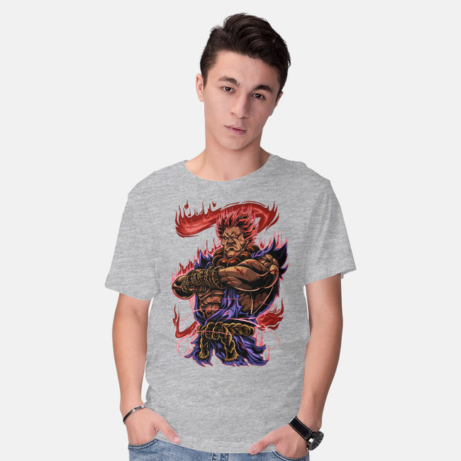 Fighting Demon-Mens-Basic-Tee-Conjura Geek