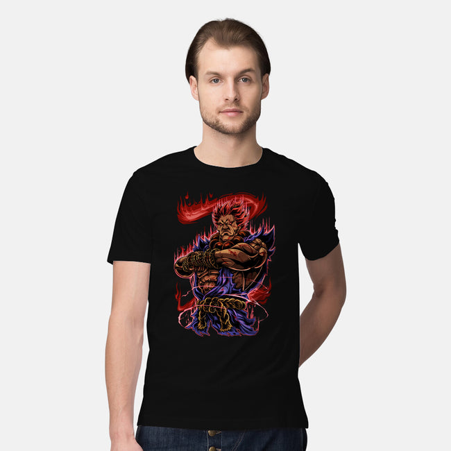 Fighting Demon-Mens-Premium-Tee-Conjura Geek