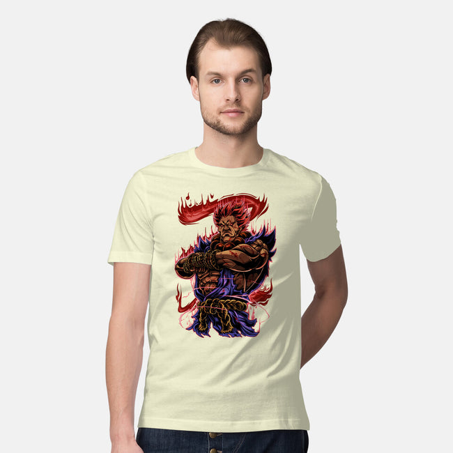 Fighting Demon-Mens-Premium-Tee-Conjura Geek