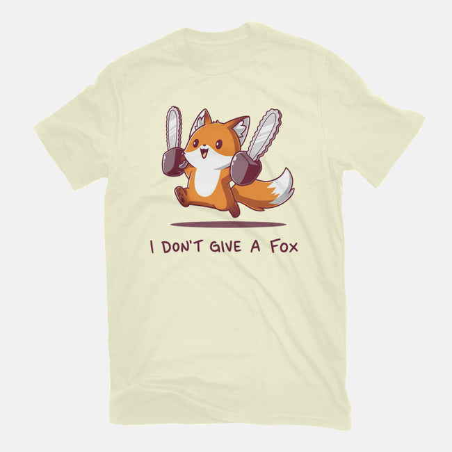 I Don't Give A Fox-Mens-Basic-Tee-Kiseki