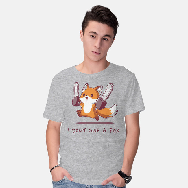 I Don't Give A Fox-Mens-Basic-Tee-Kiseki
