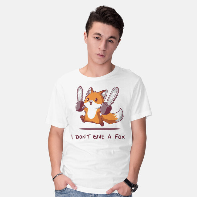 I Don't Give A Fox-Mens-Basic-Tee-Kiseki