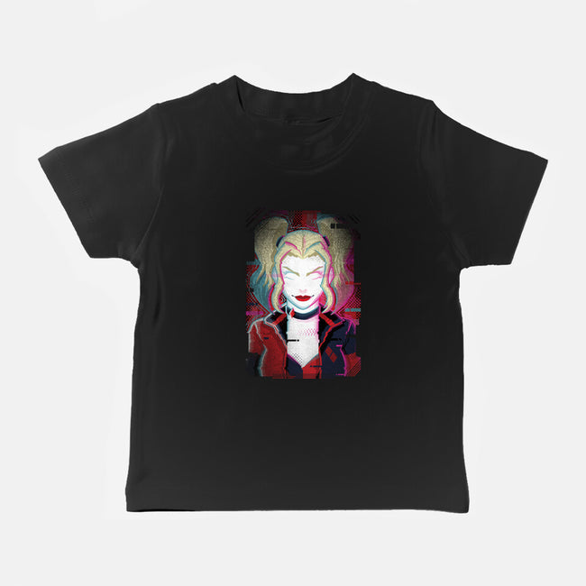 Harley Quinn Glitch-Baby-Basic-Tee-danielmorris1993