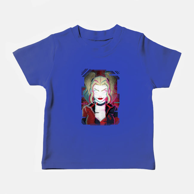Harley Quinn Glitch-Baby-Basic-Tee-danielmorris1993