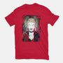Harley Quinn Glitch-Womens-Basic-Tee-danielmorris1993
