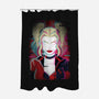 Harley Quinn Glitch-None-Polyester-Shower Curtain-danielmorris1993