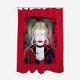 Harley Quinn Glitch-None-Polyester-Shower Curtain-danielmorris1993