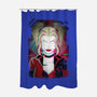 Harley Quinn Glitch-None-Polyester-Shower Curtain-danielmorris1993