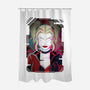 Harley Quinn Glitch-None-Polyester-Shower Curtain-danielmorris1993
