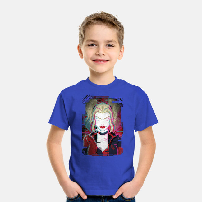 Harley Quinn Glitch-Youth-Basic-Tee-danielmorris1993