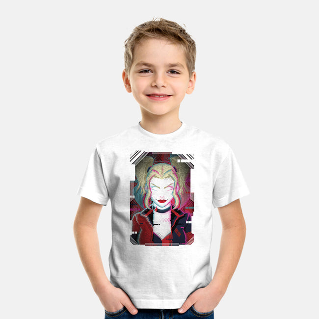Harley Quinn Glitch-Youth-Basic-Tee-danielmorris1993