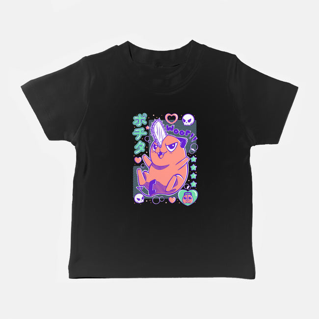 Cute Pochita-Baby-Basic-Tee-Panchi Art