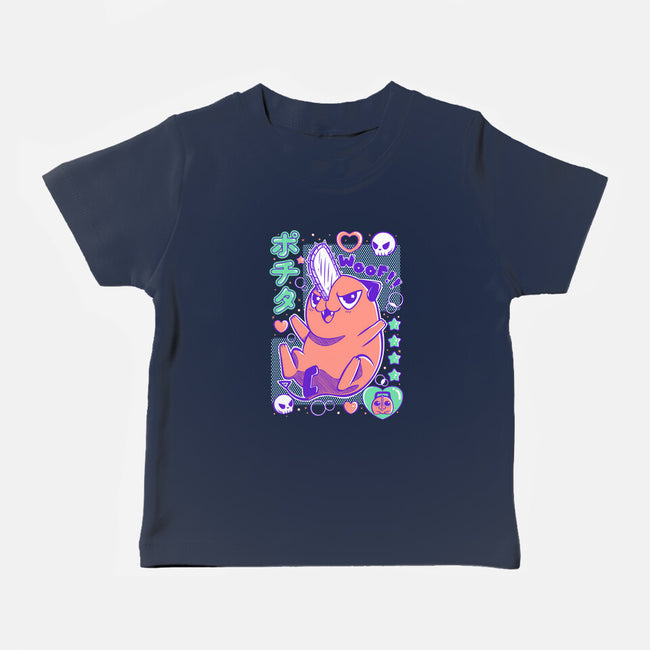 Cute Pochita-Baby-Basic-Tee-Panchi Art