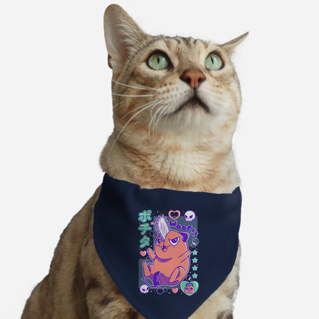 Cute Pochita-Cat-Adjustable-Pet Collar-Panchi Art
