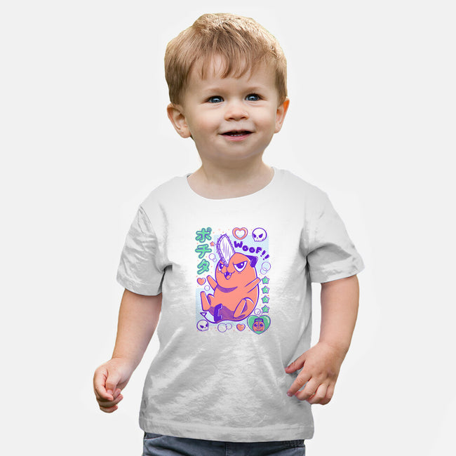 Cute Pochita-Baby-Basic-Tee-Panchi Art