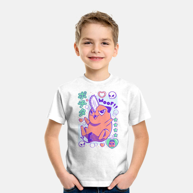 Cute Pochita-Youth-Basic-Tee-Panchi Art