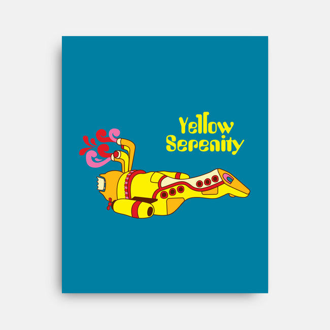 Yellow Serenity-none stretched canvas-KentZonestar