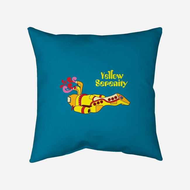 Yellow Serenity-none removable cover w insert throw pillow-KentZonestar