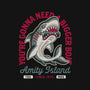 Amity Island Shark Tattoo-Womens-Racerback-Tank-Nemons
