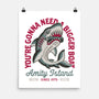 Amity Island Shark Tattoo-None-Matte-Poster-Nemons