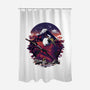 Samurai Panda Warrior-None-Polyester-Shower Curtain-fanfabio