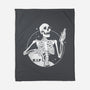 Skull Beer-None-Fleece-Blanket-Eoli Studio