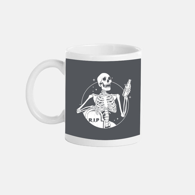 Skull Beer-None-Mug-Drinkware-Eoli Studio