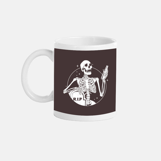 Skull Beer-None-Mug-Drinkware-Eoli Studio
